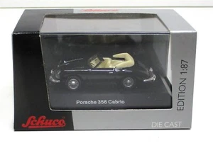 Schuco 1/87 256 3800 Porsche 356 Cabrio schwarz OVP (Spur H0)(A97-02) - Bild 1 von 1