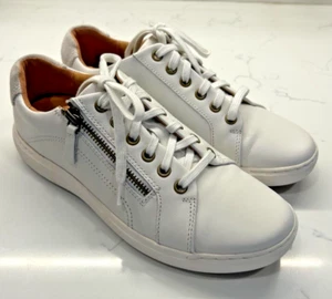 Clarks Women's Nalle Lace White Leather 26165001 Brand New - 7.5 - Picture 1 of 6