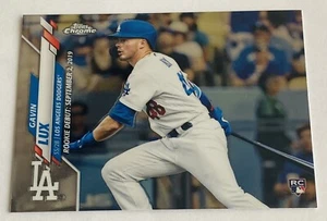 Tarjeta de novato 2020 Topps Chrome Update Gavin Lux RC Los Angeles Dodgers #U-54 - Imagen 1 de 2