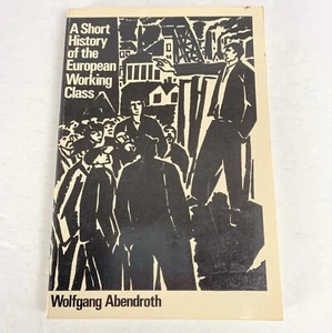 A Short History of the European Working Class by Wolfgang Abendroth 1973 Book - Imagen 1 de 7