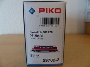 Piko 59702-2 H0 Diesellok BR 220 DB Epoche VI DC Achsen #Neu in OVP# - Bild 1 von 2