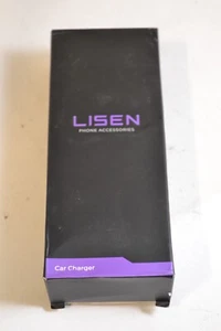 Cargador de coche de cable retráctil Lisen 2E7130 (gris) - Imagen 1 de 3