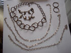 Sterling Silver Scrap Wear Jewelry Lot Parts & Pieces No Stones 147g Silpada Mil