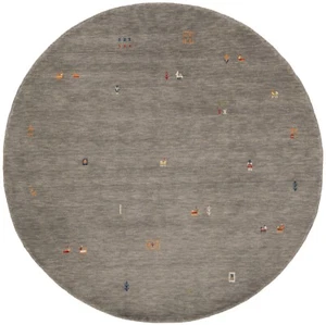 Tappeto Orientale Rotondo Fatto A Mano Ø: 190 Cm, In Lana, Grigio - Picture 1 of 10