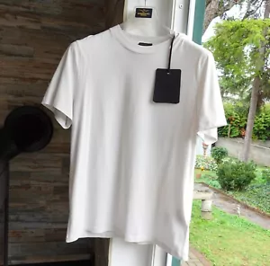 MONCLER SHIRT S tshirt t cotton logo off white relaxed fit - Bild 1 von 15