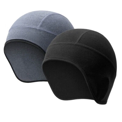 Gorra Calavera Sombrero Duro Forro Invierno Ciclismo Gorra Debajo del Casco Térmico Polar Gorro Foto 1 de 4