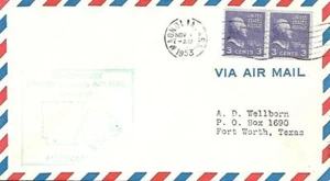 First Airmail Flight Magnolia AR November 1 1953 AAMC#82S74 - Picture 1 of 1