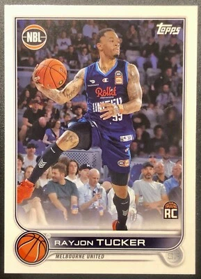 2022-23 Topps NBL National Basketball League - #48 Rayjon Tucker (RC) - Image 1 of 2