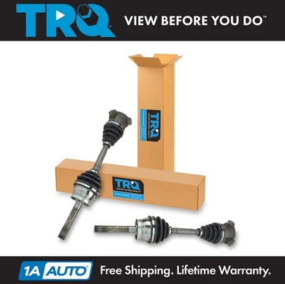 TRQ Front CV Axle Shaft Set For 1998-2004 Nissan Frontier 2000-2004 Xterra - Image 1 of 4