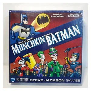 Munchkin Presents BATMAN Game NEW SEALED Steve Jackson Games Cryptozoic - Picture 1 of 4