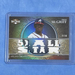 2013 Topps Triple Threads Relics Sepia Fred McGriff #TTR-FM2 /36 HOF All Star - Picture 1 of 2