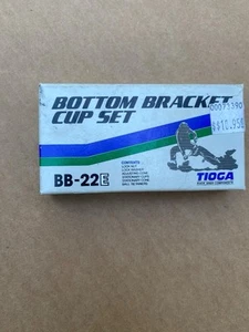 NOS Tioga BB-22E American Bottom Bracket Cup Set 24T Freestyle BMX 29er Gt Haro - Picture 1 of 5