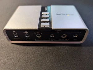 Carte son externe StarTech ICUSBAUDIO7D 7.1 USB avec unité SPDIF uniquement - Photo 1/4