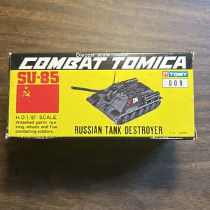 Tomy 1/87 Su-85 Russian Tank Combat Tomica I9J81 - Picture 1 of 16