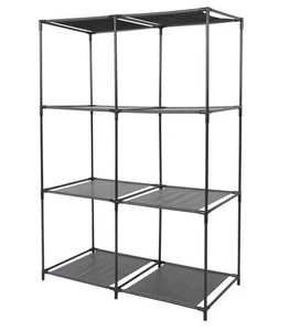 6 Cubed Storage Cupboard With Baskets Home Furniture Shelf Rack Unit Closet - Picture 1 of 6