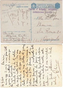 FRANCHIGIA MILITARE N. 1 SEZ. A - VIAGG. 1943 -3758- - Picture 1 of 1