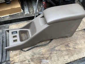 89-95 Toyota 4Runner Compartment Center Console Armrest Brown Tan REAR HEAT - Picture 1 of 4