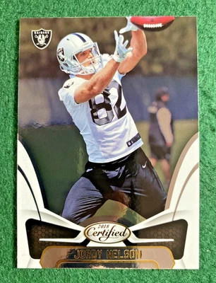 2015 Panini Certified #69 Jordy Nelson Green Bay Packers Las Vegas Raiders NFL - Image 1 of 2
