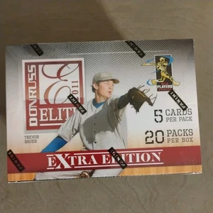2011 Donruss Elite Extra Edition Baseball Hobby Box Sealed Bauer Machado 6 Autos - Picture 1 of 5