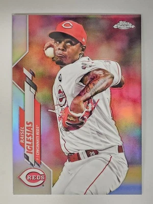 2020 Topps Chrome Raisel Iglesias #175 Refractor - Image 1 of 2