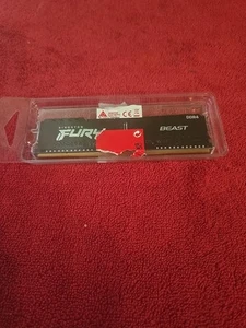 Kingston Technology 32GB FURY Beast RGB 3600MHz DDR4 Memory Module (1 x 32GB) - Afbeelding 1 van 2