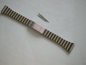 NSA ZENITH 18mm(15mm)Bracelet Stainless Steel TOTAL LENGTH 14.5cm End Links FLAT - Picture 1 of 11