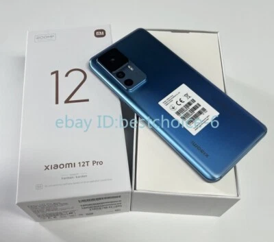 Xiaomi 12T Pro 5G 256GB/512GB Dual SIM Snapdragon 8+ Gen1 Android phone Unlocked - Image 1 of 4