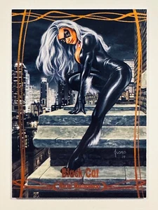 2016 Marvel Masterpieces Orange #33 OMEGA Black Cat #99/99๐๐๐๐VHTF - Picture 1 of 2
