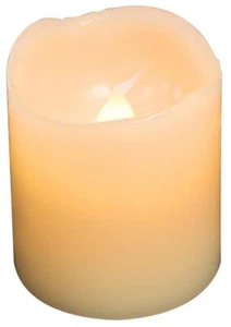 50mm LED Christmas Flicker Candle, Cream Battery Operated - Picture 1 of 1