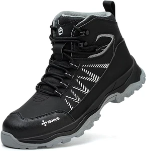 Scarpe Antinfortunistiche Uomo Alte Scarponi Antinfortunistiche Donna Leggere St - Foto 1 di 12