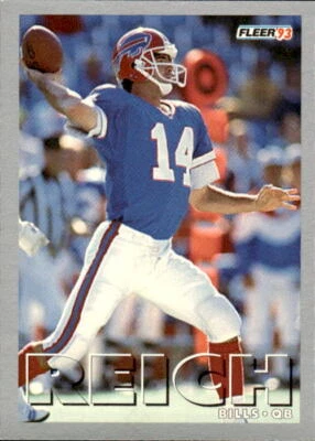 Frank Reich 1993 Fleer #170   Buffalo Bills - Image 1 of 2