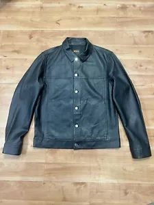 Hugo Boss Leather Jacket For Men Size S - Picture 1 of 5