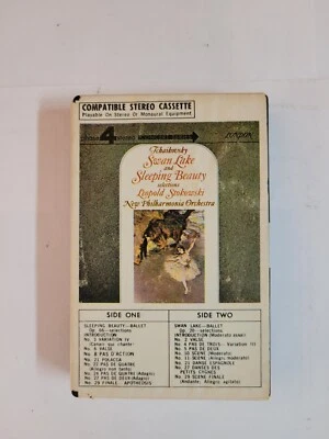 Leopold Stokowski Swan Lake Sleeping Beauty AMPEX Cassette Tape LKX 94408  Foto 1 de 4