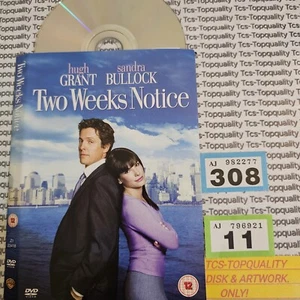 Two Weeks Notice DVD Hugh Grant Disc And Artwork Only  - Picture 1 of 1