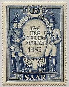 Germany Stamp 1953 SAAR French Occupation - Picture 1 of 2