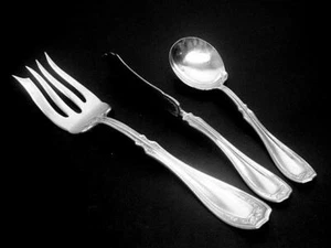 Set of 3 W.R Keystone Irving Silver Plated Serving Pieces c1916 - Picture 1 of 3