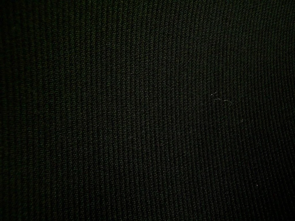 STYLISH ITALIAN VISCOSE MICROFIBER CORDED JACKET PANT SUIT FABRIC BLACK 2yds - Image 1 of 1