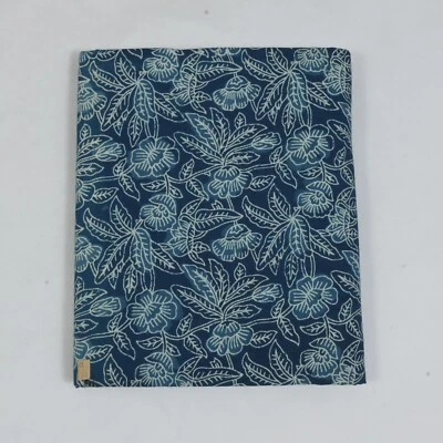 5 Yard Indian Hand Block Indigo Print Pure Cotton Running Craft Blue Fabric - Image 1 of 4