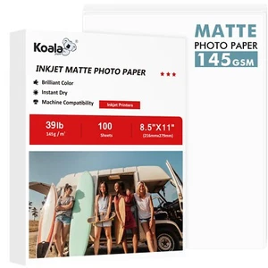 Koala Matte Photo Paper 8.5x11 39lb 145g 300 Sheet Inkjet Printer Brochure Paper - Bild 1 von 10