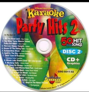 CHARTBUSTER PARTY HITS KARAOKE CDG DISC CD+G 5011-02 OLDIES POP ROCK CD MUSIC ! - Imagen 1 de 1