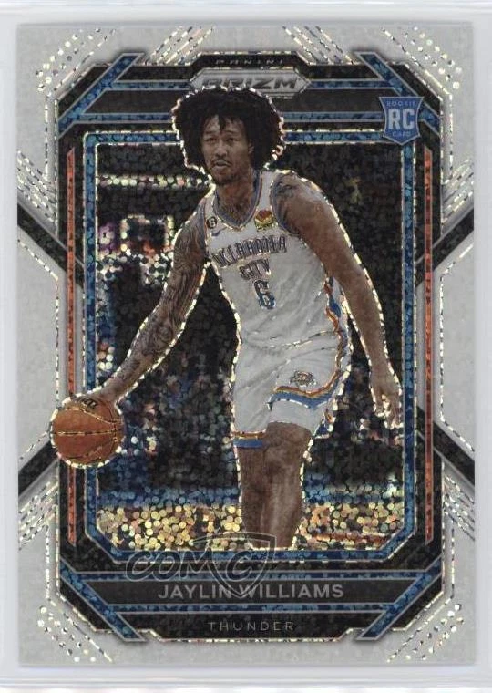 2022-23 Panini Prizm White Sparkle Prizm Jaylin Williams #247 Rookie RC