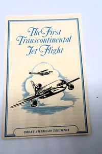 Vtg Longines Symphonette 1st Transcontinental Jet Flight Great American Triumphs - Picture 1 of 6