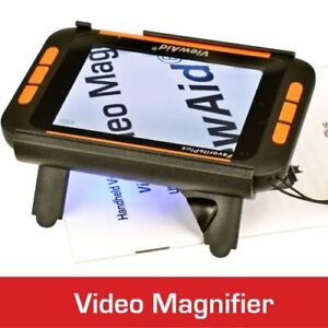 ViSee Low Vision 3.5" Video Magnifier Visual/Reading Aid LVM-300 with Stand