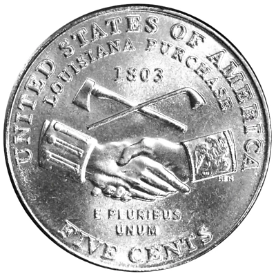 Monedas de Estados Unidos 2004 D Jefferson Peace Metal Nickels Westward Journey "JG Coins" Foto 1 de 4