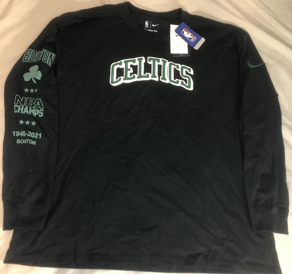 Boston Celtics Nike NBA 75th Anniversary Championships Longsleeve Men’s Size L