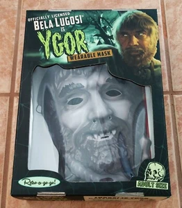 Bela Lugosi Ygor Adult Wearable Mask B&W Midnight Movie Edition - New! - Picture 1 of 2