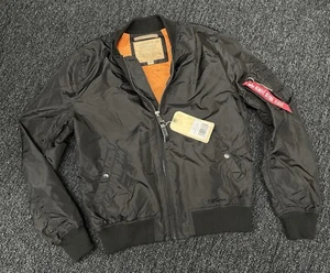 🇺🇸Alpha Industries Robin Schulz Crew Jacket Tour 2016 Bomber Jacket Black MA1 - Picture 1 of 4