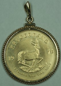 Krugerrand Pendant In Fine Necklaces 