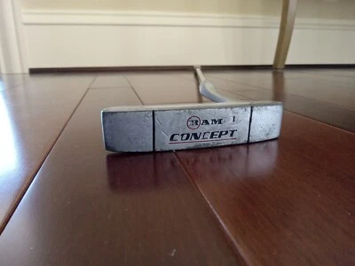 Putter RAM Concept Blade / Derecha / Acero ~ 35" con etiqueta / Buen agarre original / mm7022 Foto 1 de 4