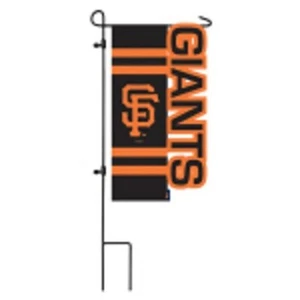 MLB Equipo Deportes Evergreen APLIQUE ESCULPIDO Jardín Bandera 11” x 18” - Imagen 1 de 9